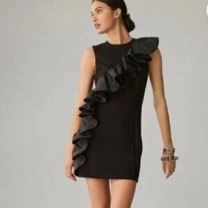 Hutch Sleeveless Ruffle Sheath Dress